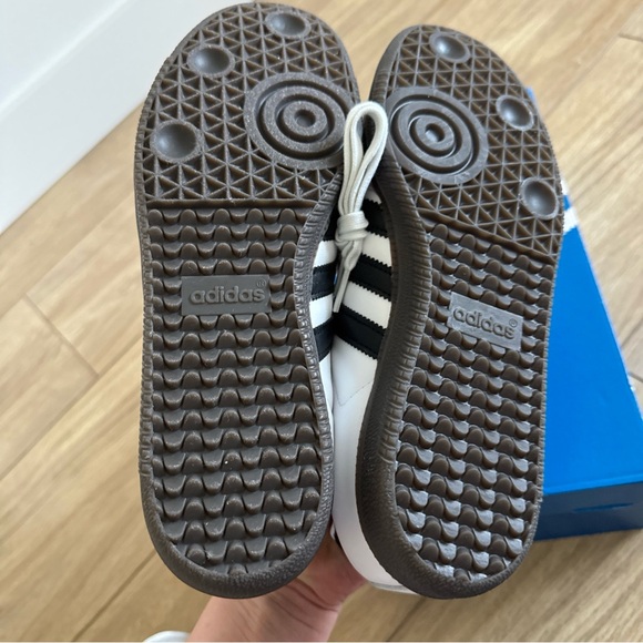 Adidas Men's Samba OG White/Black Leather Shoes Sneakers B75806 – Size 7.5 NEW - Picture 7 of 7